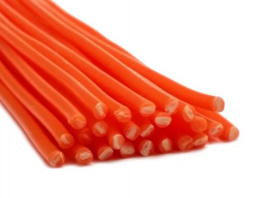 Plastique baguettes de soudure ABS 3mm Ronde Orange 25 Barres